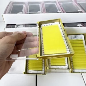 Cruelty free 16 Rows Professional Volume Lashes Matte Black Silk Lashes for Professional Lash Supply and Global Markets