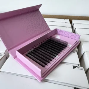 Cruelty free High Density Eyelash Extensions Pointy Base Individual Lash Extensions for Ethical Professional Salon