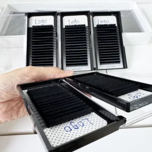 Cruelty free Mega Volume Lashes Korean PBT Fiber Lash Tray for Boutique Professional Eyelash Salons and Pro