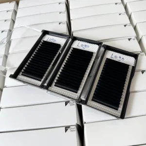 Cruelty free Neat Root Mega Volume Lashes Matte Black Silk Lashes for Ethical Professional Lash Specialists Experts