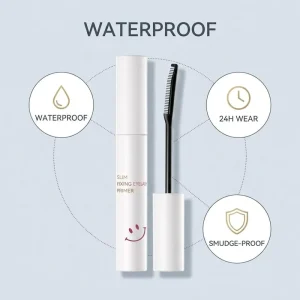 Curling Mascara with Curved Wand Design Lifts and Separates Every Lash Long Lasting Curl Hold Smudge Resistant