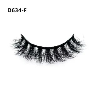Curly Fluffy Russian D Curl Strip Mink Lashes Custom Mink Russian Eyelash Crisscross C D Curl Strip Faux Lashes