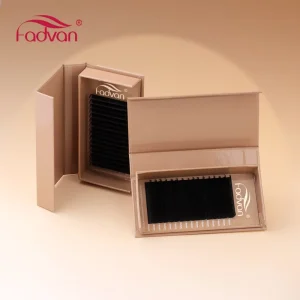 Custom 0.03mm Dark Black Lashes Individual Faux Mink Eyelash Extension Matte Cashmere Lash Tray Mega Volume Lash Extensions