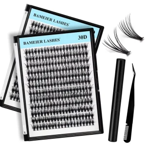 Custom 10d 20d 30d 40d 50d 60d 100d Lash Box Customizable Diy Cluster Eyelash Extension Kit