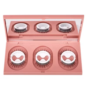 Custom 3 Pairs Eyelash Lazy Glue free Eyelashes Paste Firmly Does Not Fall Off Lash Self adhesive Eyelashes