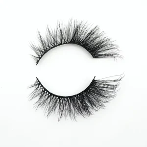 Custom 3D Fox Faux Mink Strip Lashes Black Cotton Band Faux Mink Natural Cat False Eyelashes