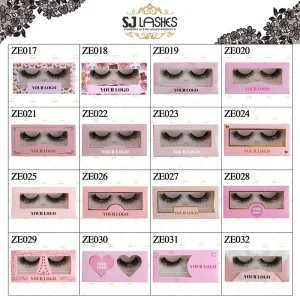 Custom 3D Mink Eyelash Packaging Box Private Label Quadrate Cute Lashes Box