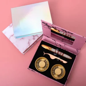 Custom 3D Mink False Eye Lashes New Design Lash Boxes Eyelash Packing Set 25mm Own Brand Eye Makeup