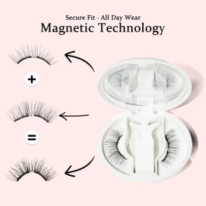 Custom 3d Soft Magnetic Eyelashes Oem Eye Lash Magnetic Lashes Kit Private Label Soft Magnetic Lashes with Applicator