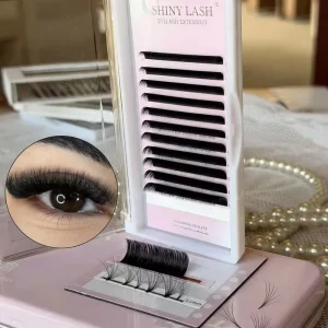 Custom Camellia Eyelash0.05 0.07 C D Curl Volume Mink Lashes Extensions Easy Fan