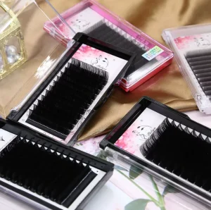 Custom Cashmere Lash Extensions Professional Individual Eyelash Extension Oem Single Volume Eyelash 50 Trays Silk synthetic Hair