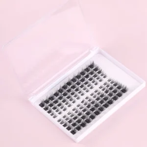 Custom Cat Shape DIY Eyelash Extensions Clusters 3D Effect Segmented Faux Mink Cluster Lashes