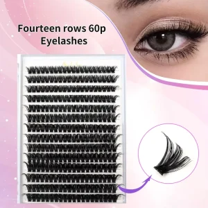 Custom Cluster Lashes Individual Pre Cut Diy Cluster Lashes Extensions at Home Fluffy Lash Clusters
