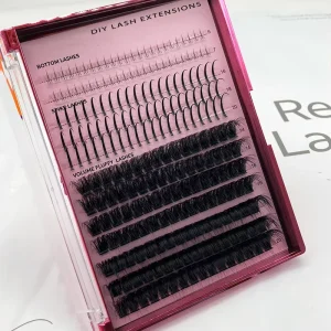 Custom Cluster Lashes Private Label Cluster Faux Cils Eyelash Extensions