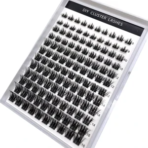 Custom Cluster Trays Soft Natural DIY Cluster Lashes Wide Band Wispy Lash Clusters