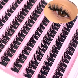Custom DIY Eye Lash Cluster Eyelash Individual Superfine Band Segment Natural Fiber Lash Extension Kit