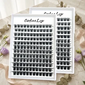 Custom Diy Cluster Eyelashes Natural Look 10 12 14mm Mix Length DIY Natural Cluster Lashes