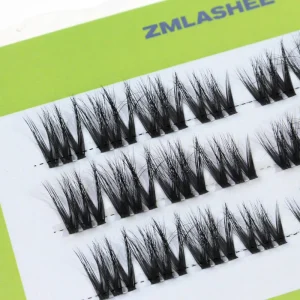 Custom Factory Price Thin Band Lash Cluster DIY Lash Kit Individual Eyelash Extension Cluster Ribbons Lashes Segmented Eyelashes