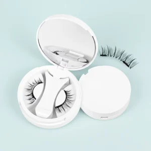 Custom Full Strip Faux Mink Magnetic Lashes Applicator No Glue No Eyeliner Cruelty Free 0.07MM Thickness Handmade Box Packaging