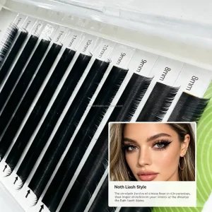 Custom Handmade Classic Individual Lashes Stable Long Lasting for High Quality Mink Synthetic Silk for Professional Lash