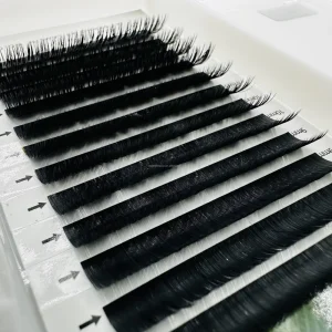 Custom Handmade Classic Individual Lashes Super Soft Lightweight OEM ODM Silk Mink Synthetic Hair Custom Packaging Logo for