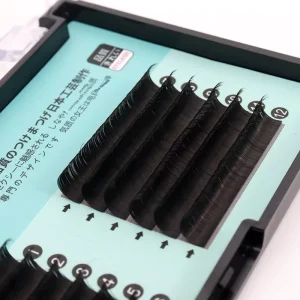 Custom Handmade False Eyelashes D+ Flat Hair for Curl Silk Protein Feathe Double Hair Tip Eyelash Grafting Eyelashes