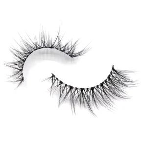 Custom Handmade Full Strip Clear Band Synthetic Hair Eyelashes Private Label False Eyelashes Natural Silk Full Strip Lashes