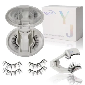 Custom LOGO Soft Magnetic Eyelashes reusable Soft Magnetic Eyelashes with Magnetic False Eyelashes magnetic Eyelashes Soft