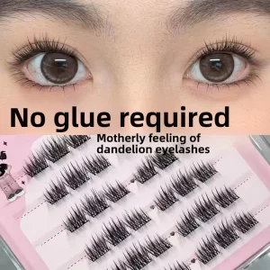 Custom Label 120pcs Segmented Press Cluster Eyelashes Vegan Cruelty Free Natural Long Machine Made Pre Glued Large
