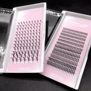 Custom Laser-Printed Anime Spikes Comic Spire Eyelash Extensions 8-15MM Premade Spikes Tower Lashes DD CC BC CD Curls