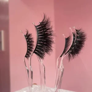 Custom Lash Box 3D Bottom Full Strip Mink Lashes Dramatic Mink Fluffy Eyelashes Vendors 3D 25mm Mink Eyelash