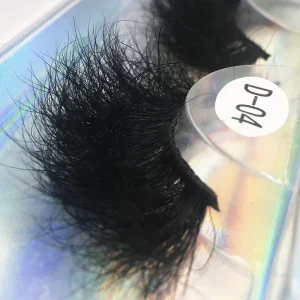 Custom Lash Boxes Dramatic Thick Eyelashes Vendor Fluffy Messy Full Strip 3d Mink Lashes