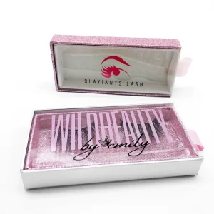 Custom Lash Storage Box Private Label Magnetic Strip Multi Color Luxury Recyclable Reusable Synthetic Eyelashes