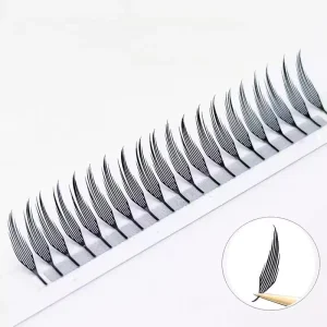 Custom Lash Tray 0.07 Premade Anime Lash Extensions Spire Lashes Pre Made Anime Chunk Eye Extension