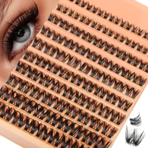Custom Logo DIY Cluster Eyelash Extensions Kit C Curl Pre Cut Faux Mink Mixed Length 3D Natural Cruelty Free Vegan