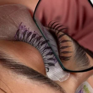 Custom Logo DIY Style Fan Eyelashes Handmade False Eyelashes 0.07 C D Curl Eyelash Extension