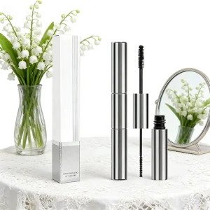 Custom Logo Fast Delivery Factory Price Double Ended Anti Gravity Fiber No Raccoon Eyes Salon Quality at Home Packaging Mascara