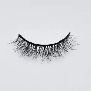 Custom Logo Full Strip False Eyelashes Medium 3D Handmade Private Label Lashes Real Fur with Custom Box