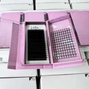 Custom Logo No Gap Professional Lashes Precision Curl Volume Lashes for High end Beauty Salon Supply and