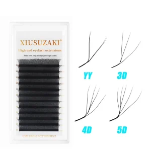 Custom Logo Package 0.07 Eyelash Extensions, YY, 3D 4D 5D 6D 7D 8D, W Shape