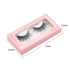 Custom Logo Recyclable Digital Printing Empty Paper Extension Storage False Eyelashes Paper Boxes Lash Packaging Box