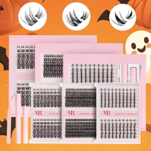 Custom Manga Upgrade Cluster Lashes D Curl Ultra Thin Band Waterproof Long Lasting Natural Look DIY Lashes Volume Clusters