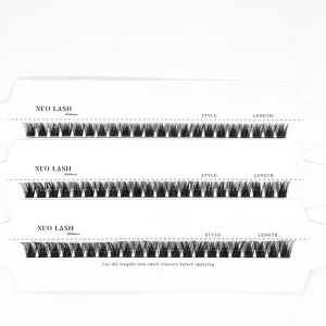 Custom Manga Upgrade Cluster Lashes D Curl Ultra Thin Band Waterproof Long Lasting Natural Look DIY Lashes Volume Clusters