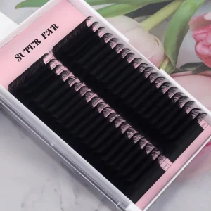Custom Matte Black Lash Extension Supplies Individual Volume Cashmere Eyelash Extension Lash Trays