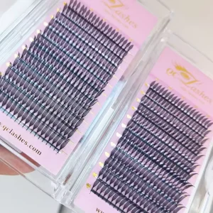 Custom New Trend Premade Fan Lash Extensions Spire Shape Lashes 0.07 Anime Eyelash Extensions C D Curl Spire Anime Lashes