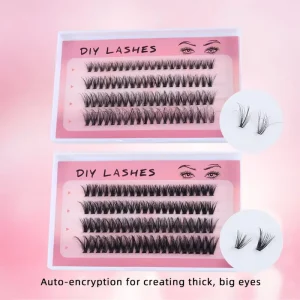 Custom OEM for Distributors Handmade with Matte Rayon Natural Style Eyelashes in EU/US