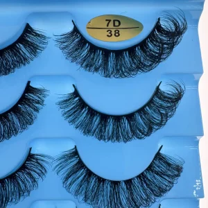 Custom Packaged High Quality Comfortable Hand Crafted Dramatic 3D Mink False Eyelashes