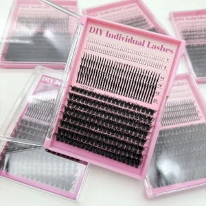 Custom Packaging Cluster Lashes Lash Supplies Private Label Lash Cluster Kit Holiday Segment Cluster Lashes
