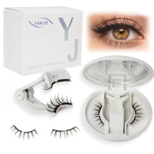 Custom Packaging Handmade Soft Magnetic Eyelash Extensions Reusable Glue-free Soft Magnetic Lashes with Applicator Kit