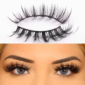 Custom Packaging Natural Faux Mink 3D Multi Layered Reusable Cruelty Free D for Wet Look False Eyelashes
